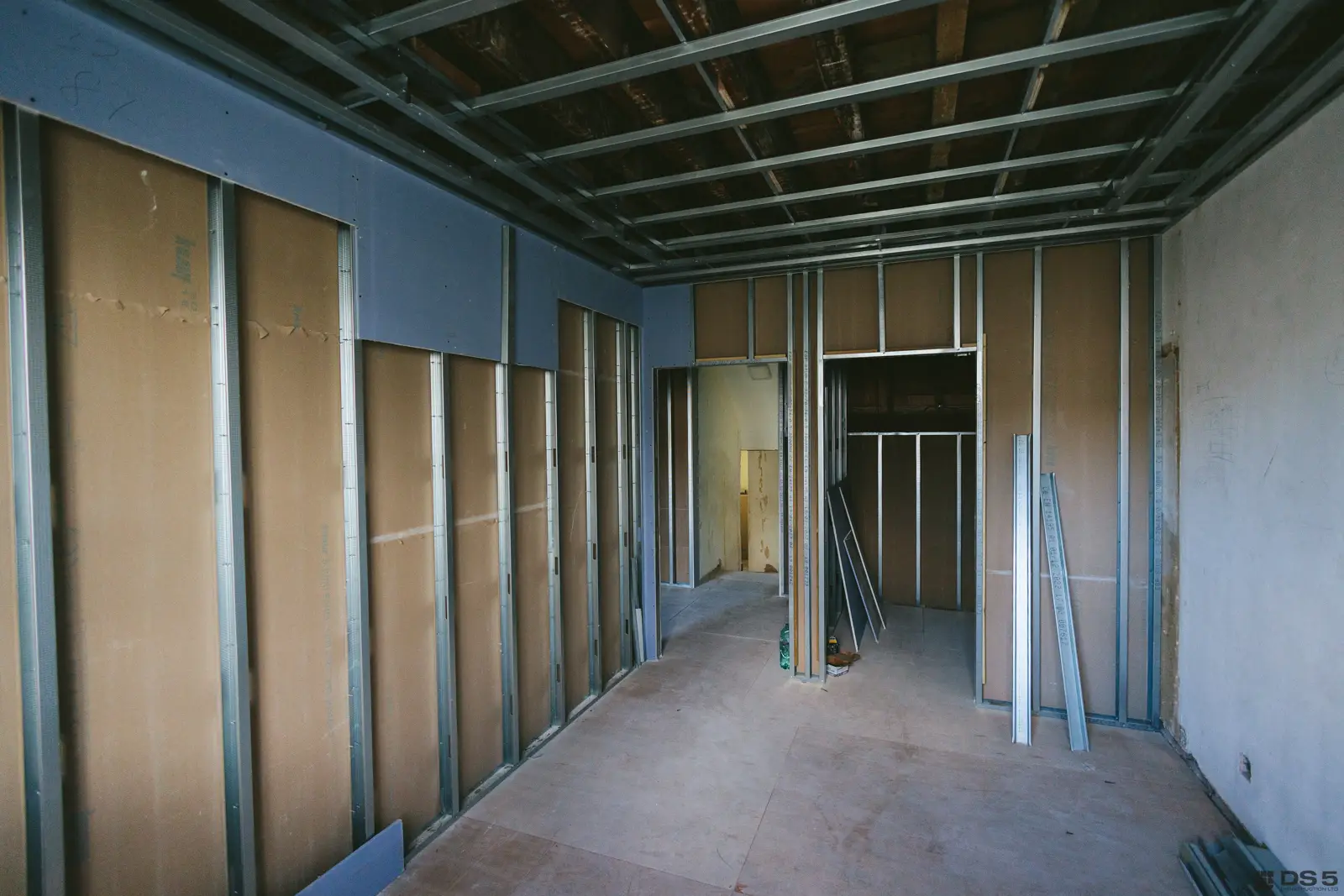 Reconfiguration, framing and drylining
