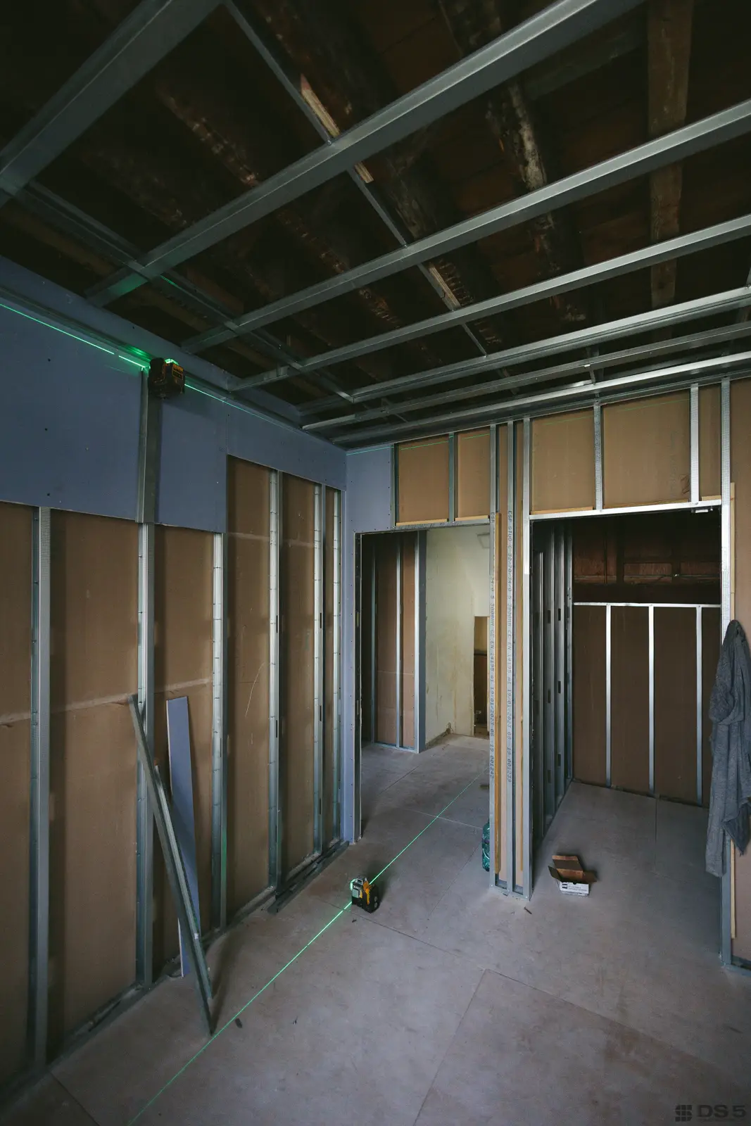 Reconfiguration, framing and drylining