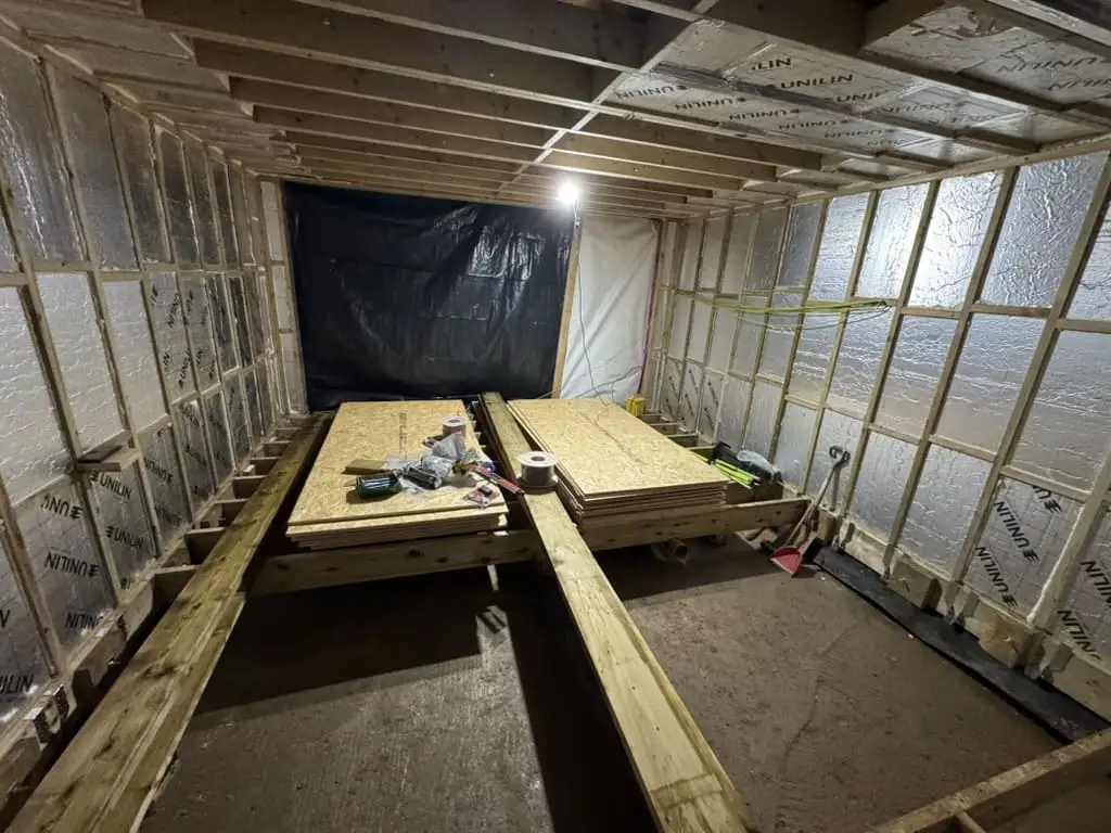 Timber frame & insulated shell