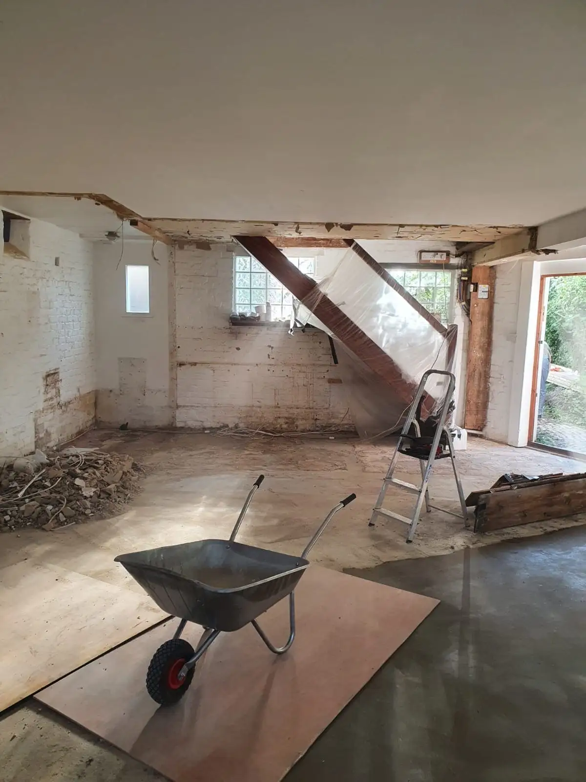 Strip-out & heated subfloors