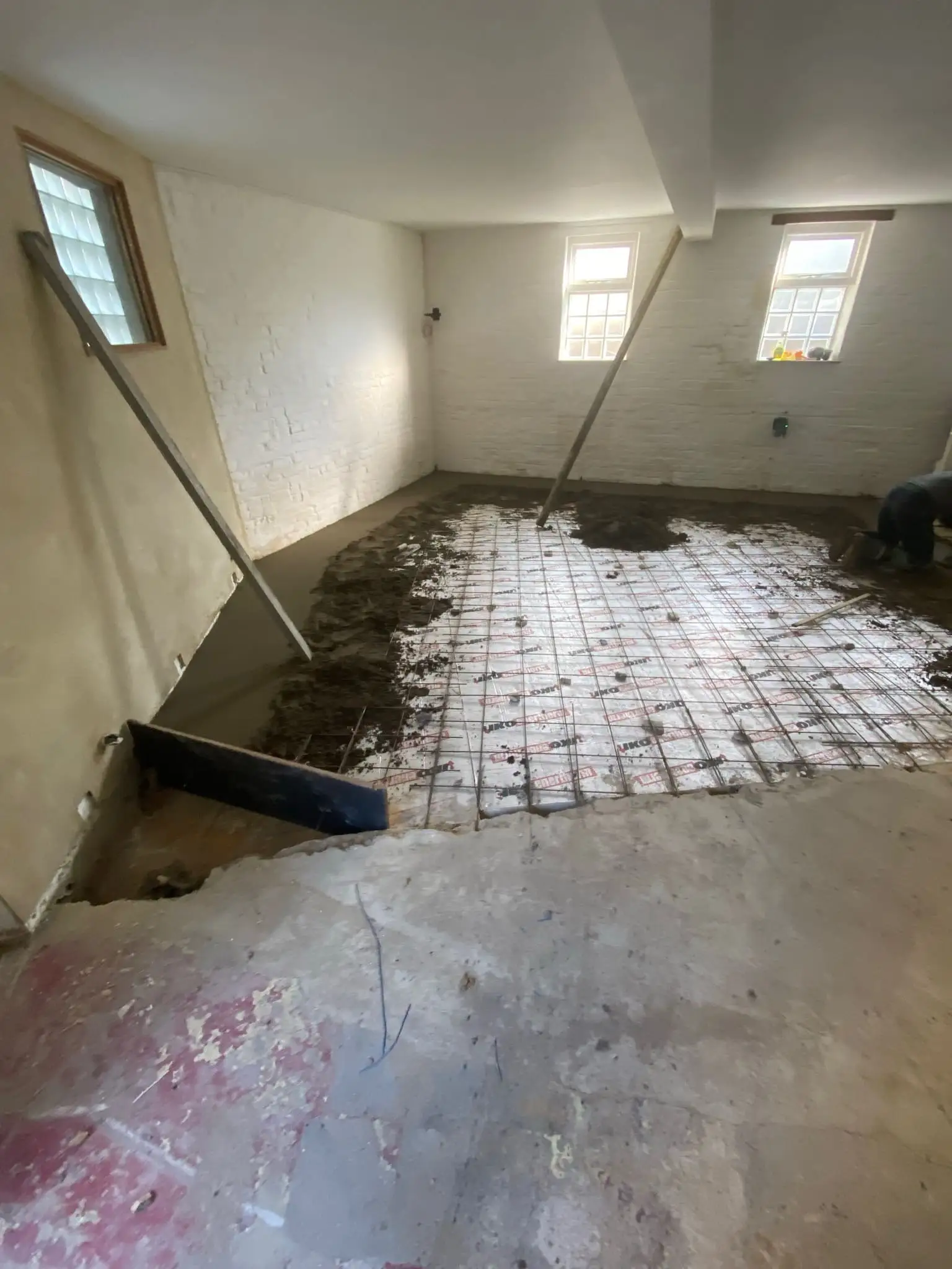 Strip-out & heated subfloors
