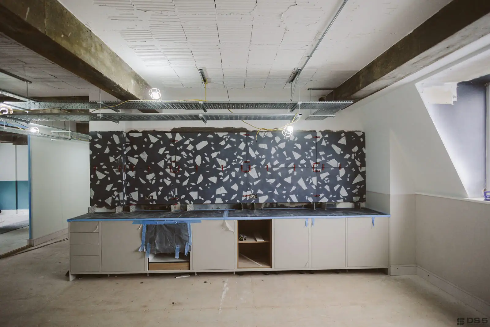 Final rooms and kitchen areas