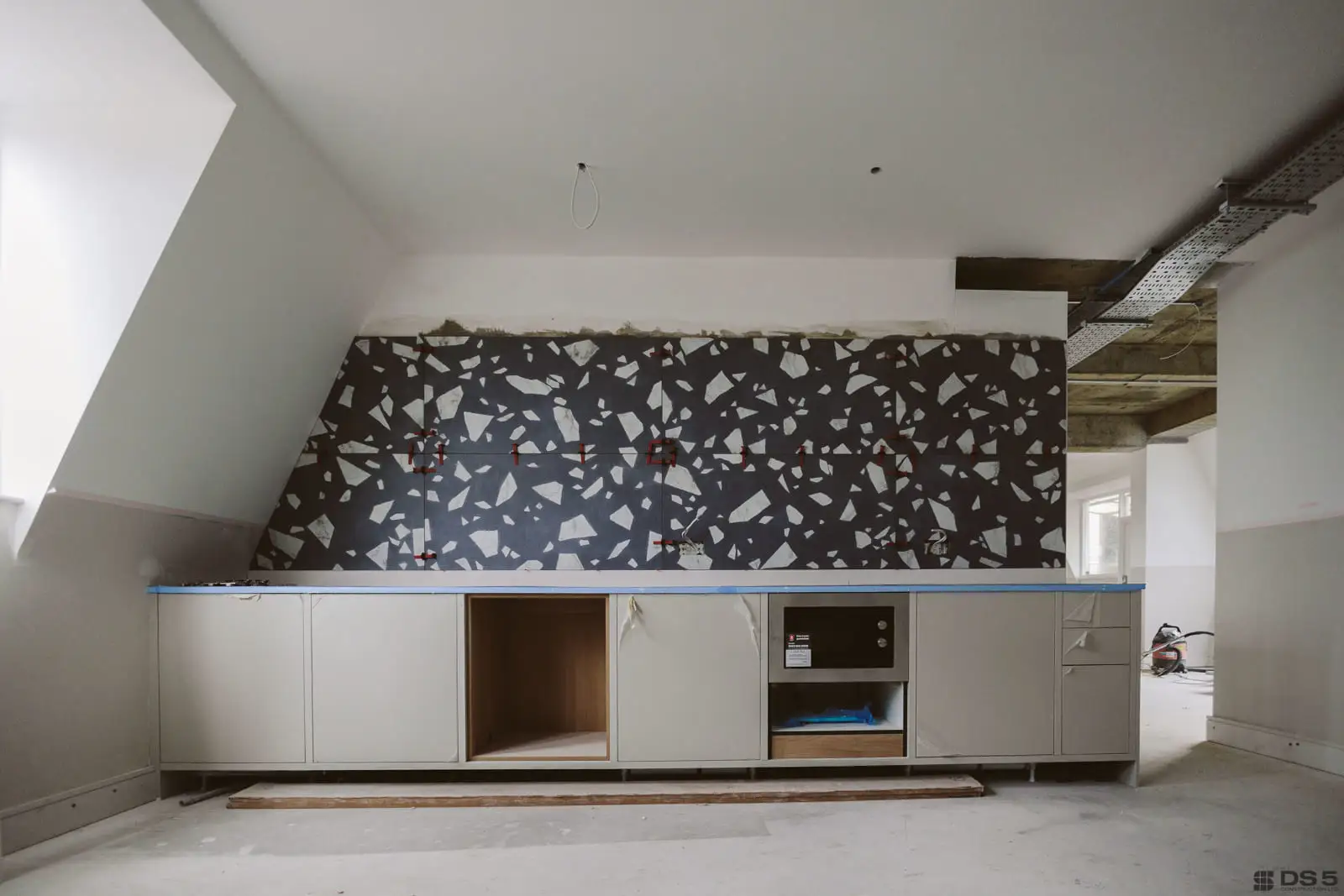 Final rooms and kitchen areas